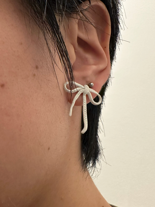 Butterfly Shoelaces - stud earring